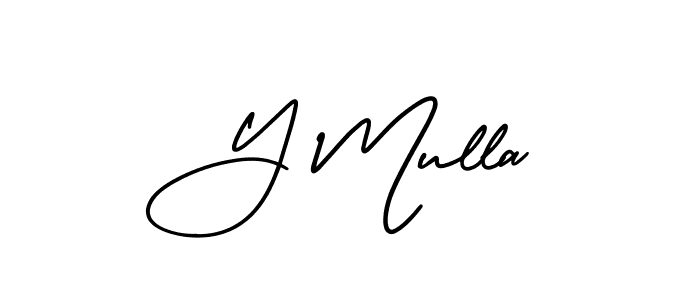 Check out images of Autograph of Y Mulla name. Actor Y Mulla Signature Style. AmerikaSignatureDemo-Regular is a professional sign style online. Y Mulla signature style 3 images and pictures png