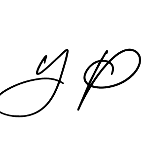 Make a beautiful signature design for name Y P. Use this online signature maker to create a handwritten signature for free. Y P signature style 3 images and pictures png