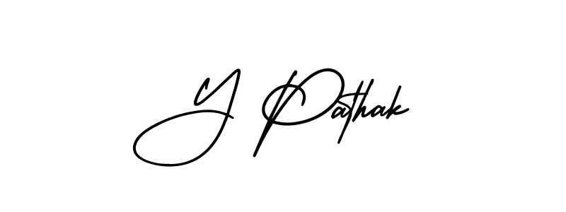 Make a beautiful signature design for name Y Pathak. Use this online signature maker to create a handwritten signature for free. Y Pathak signature style 3 images and pictures png