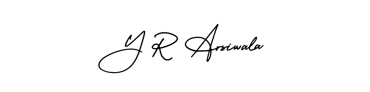 Make a beautiful signature design for name Y R Arsiwala. Use this online signature maker to create a handwritten signature for free. Y R Arsiwala signature style 3 images and pictures png