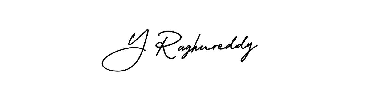 Design your own signature with our free online signature maker. With this signature software, you can create a handwritten (AmerikaSignatureDemo-Regular) signature for name Y Raghureddy. Y Raghureddy signature style 3 images and pictures png