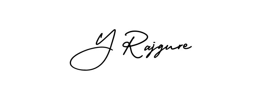 Design your own signature with our free online signature maker. With this signature software, you can create a handwritten (AmerikaSignatureDemo-Regular) signature for name Y Rajgure. Y Rajgure signature style 3 images and pictures png