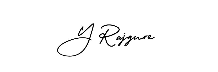 Design your own signature with our free online signature maker. With this signature software, you can create a handwritten (AmerikaSignatureDemo-Regular) signature for name Y Rajgure. Y Rajgure signature style 3 images and pictures png