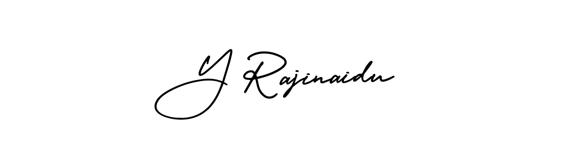 Design your own signature with our free online signature maker. With this signature software, you can create a handwritten (AmerikaSignatureDemo-Regular) signature for name Y Rajinaidu. Y Rajinaidu signature style 3 images and pictures png