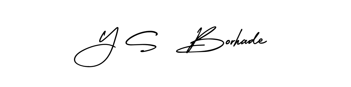 Check out images of Autograph of Y S  Borhade name. Actor Y S  Borhade Signature Style. AmerikaSignatureDemo-Regular is a professional sign style online. Y S  Borhade signature style 3 images and pictures png