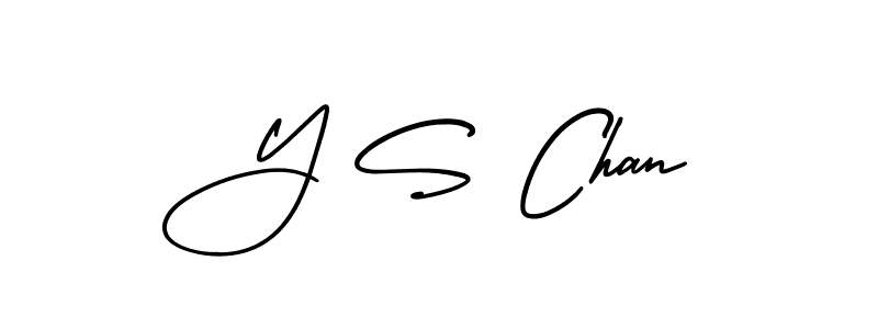 How to Draw Y S Chan signature style? AmerikaSignatureDemo-Regular is a latest design signature styles for name Y S Chan. Y S Chan signature style 3 images and pictures png