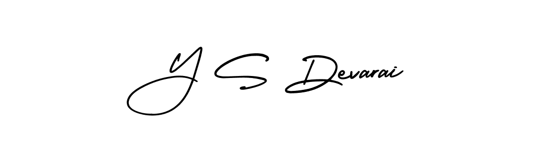 Design your own signature with our free online signature maker. With this signature software, you can create a handwritten (AmerikaSignatureDemo-Regular) signature for name Y S Devarai. Y S Devarai signature style 3 images and pictures png