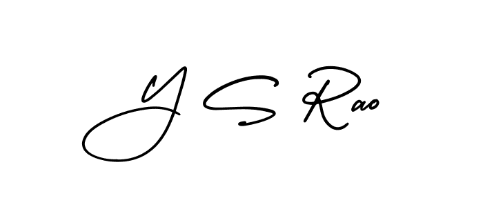 Similarly AmerikaSignatureDemo-Regular is the best handwritten signature design. Signature creator online .You can use it as an online autograph creator for name Y S Rao. Y S Rao signature style 3 images and pictures png