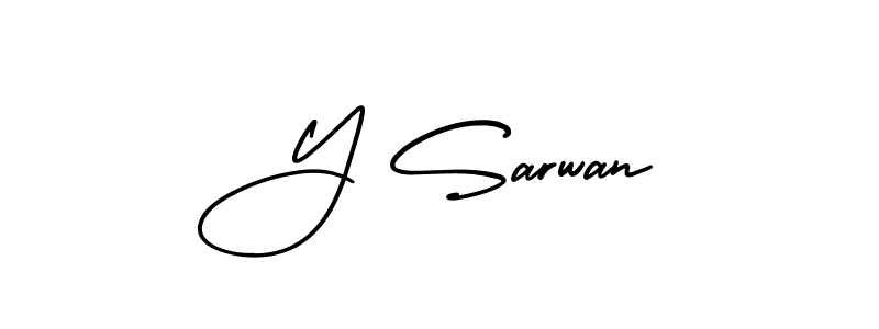 Check out images of Autograph of Y Sarwan name. Actor Y Sarwan Signature Style. AmerikaSignatureDemo-Regular is a professional sign style online. Y Sarwan signature style 3 images and pictures png