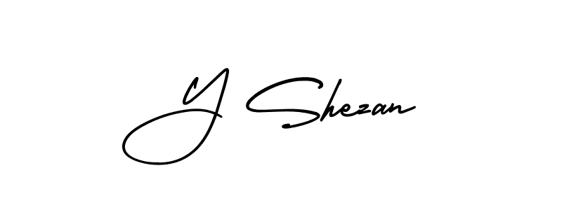 Make a beautiful signature design for name Y Shezan. Use this online signature maker to create a handwritten signature for free. Y Shezan signature style 3 images and pictures png