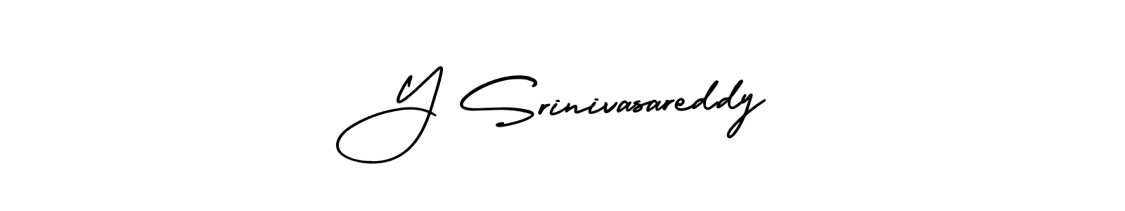 Also You can easily find your signature by using the search form. We will create Y Srinivasareddy name handwritten signature images for you free of cost using AmerikaSignatureDemo-Regular sign style. Y Srinivasareddy signature style 3 images and pictures png