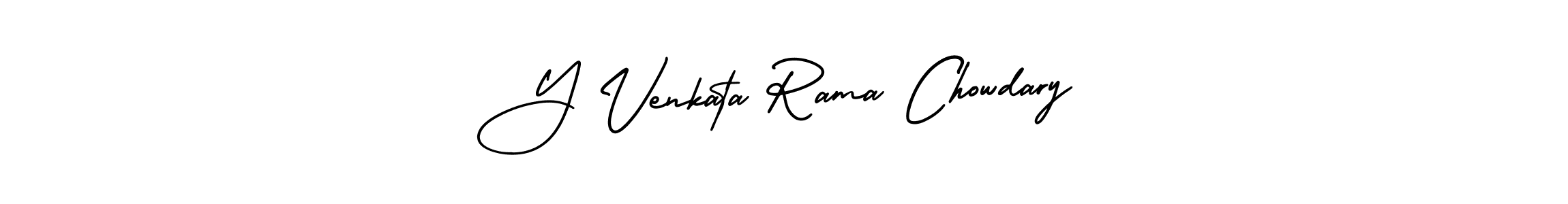 AmerikaSignatureDemo-Regular is a professional signature style that is perfect for those who want to add a touch of class to their signature. It is also a great choice for those who want to make their signature more unique. Get Y Venkata Rama Chowdary name to fancy signature for free. Y Venkata Rama Chowdary signature style 3 images and pictures png