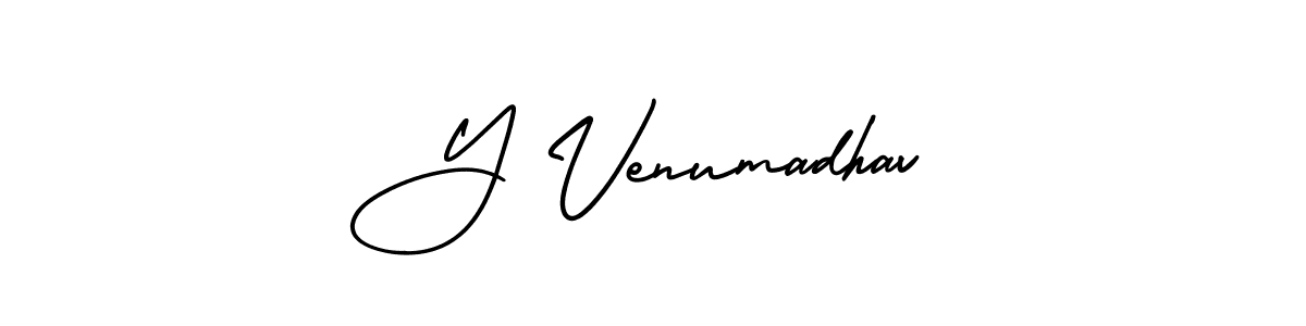 if you are searching for the best signature style for your name Y Venumadhav. so please give up your signature search. here we have designed multiple signature styles  using AmerikaSignatureDemo-Regular. Y Venumadhav signature style 3 images and pictures png