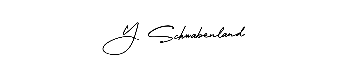 Check out images of Autograph of Y. Schwabenland name. Actor Y. Schwabenland Signature Style. AmerikaSignatureDemo-Regular is a professional sign style online. Y. Schwabenland signature style 3 images and pictures png