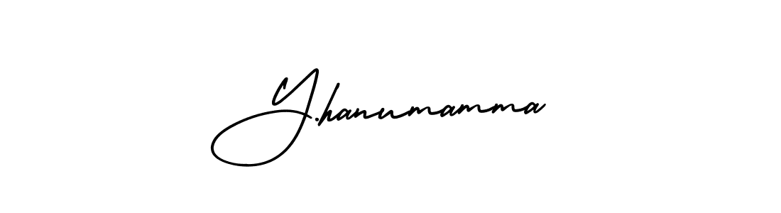 This is the best signature style for the Y.hanumamma name. Also you like these signature font (AmerikaSignatureDemo-Regular). Mix name signature. Y.hanumamma signature style 3 images and pictures png