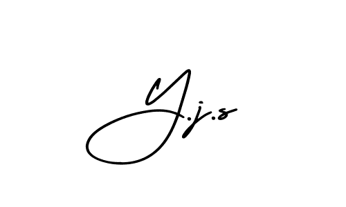 It looks lik you need a new signature style for name Y.j.s. Design unique handwritten (AmerikaSignatureDemo-Regular) signature with our free signature maker in just a few clicks. Y.j.s signature style 3 images and pictures png