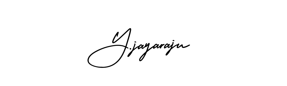 Design your own signature with our free online signature maker. With this signature software, you can create a handwritten (AmerikaSignatureDemo-Regular) signature for name Y.jayaraju. Y.jayaraju signature style 3 images and pictures png