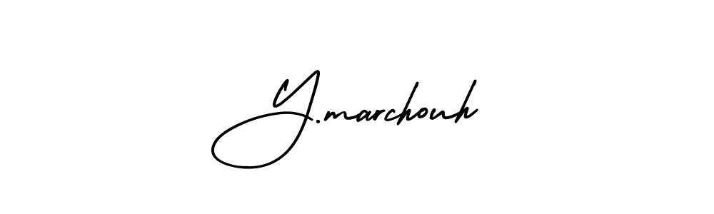 AmerikaSignatureDemo-Regular is a professional signature style that is perfect for those who want to add a touch of class to their signature. It is also a great choice for those who want to make their signature more unique. Get Y.marchouh name to fancy signature for free. Y.marchouh signature style 3 images and pictures png