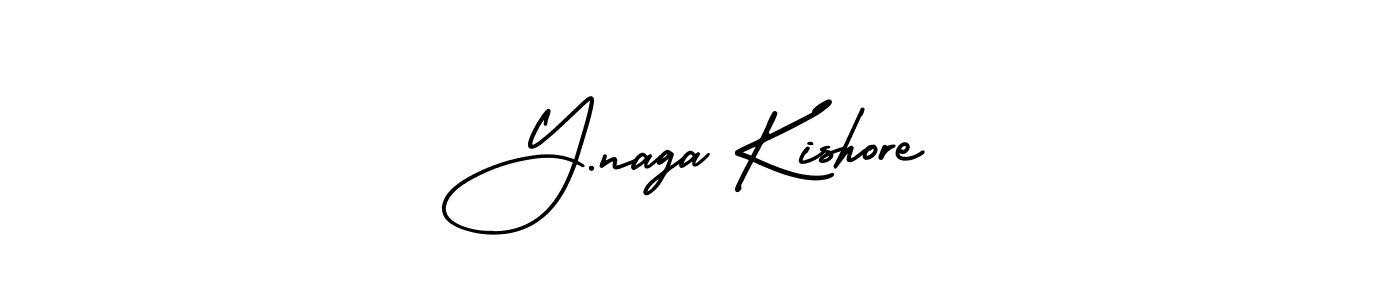 Also we have Y.naga Kishore name is the best signature style. Create professional handwritten signature collection using AmerikaSignatureDemo-Regular autograph style. Y.naga Kishore signature style 3 images and pictures png