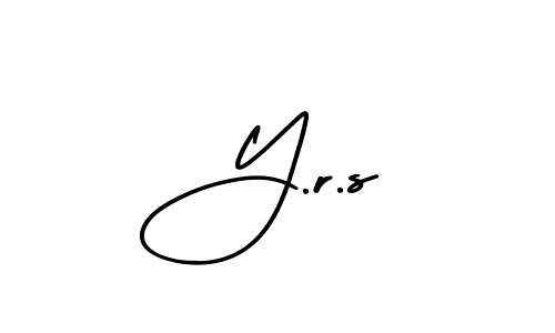 Also You can easily find your signature by using the search form. We will create Y.r.s name handwritten signature images for you free of cost using AmerikaSignatureDemo-Regular sign style. Y.r.s signature style 3 images and pictures png