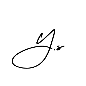 Similarly AmerikaSignatureDemo-Regular is the best handwritten signature design. Signature creator online .You can use it as an online autograph creator for name Y.s. Y.s signature style 3 images and pictures png