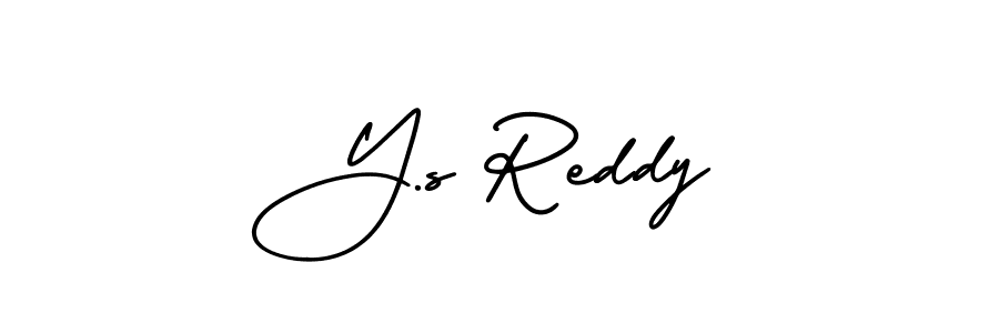 Make a beautiful signature design for name Y.s Reddy. With this signature (AmerikaSignatureDemo-Regular) style, you can create a handwritten signature for free. Y.s Reddy signature style 3 images and pictures png