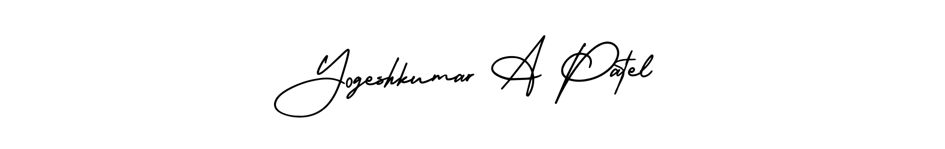 Create a beautiful signature design for name Y0geshkumar A Patel. With this signature (AmerikaSignatureDemo-Regular) fonts, you can make a handwritten signature for free. Y0geshkumar A Patel signature style 3 images and pictures png