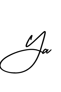 How to Draw Ya signature style? AmerikaSignatureDemo-Regular is a latest design signature styles for name Ya. Ya signature style 3 images and pictures png