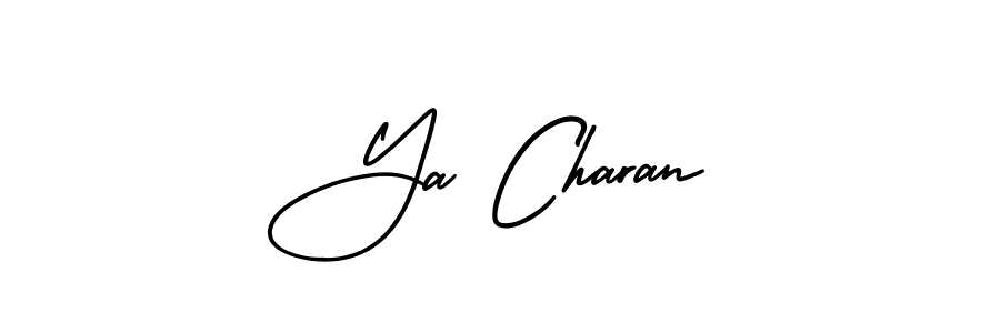 It looks lik you need a new signature style for name Ya Charan. Design unique handwritten (AmerikaSignatureDemo-Regular) signature with our free signature maker in just a few clicks. Ya Charan signature style 3 images and pictures png
