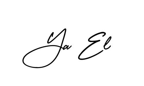 Best and Professional Signature Style for Ya El. AmerikaSignatureDemo-Regular Best Signature Style Collection. Ya El signature style 3 images and pictures png