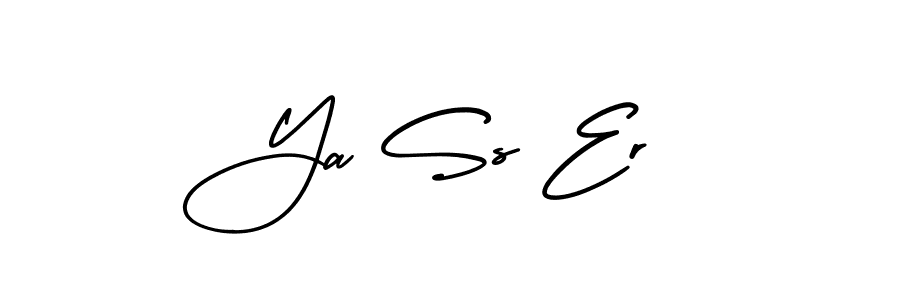 AmerikaSignatureDemo-Regular is a professional signature style that is perfect for those who want to add a touch of class to their signature. It is also a great choice for those who want to make their signature more unique. Get Ya Ss Er  name to fancy signature for free. Ya Ss Er  signature style 3 images and pictures png