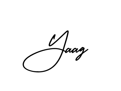 How to make Yaag signature? AmerikaSignatureDemo-Regular is a professional autograph style. Create handwritten signature for Yaag name. Yaag signature style 3 images and pictures png