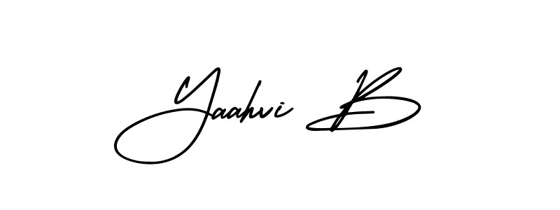AmerikaSignatureDemo-Regular is a professional signature style that is perfect for those who want to add a touch of class to their signature. It is also a great choice for those who want to make their signature more unique. Get Yaahvi B name to fancy signature for free. Yaahvi B signature style 3 images and pictures png