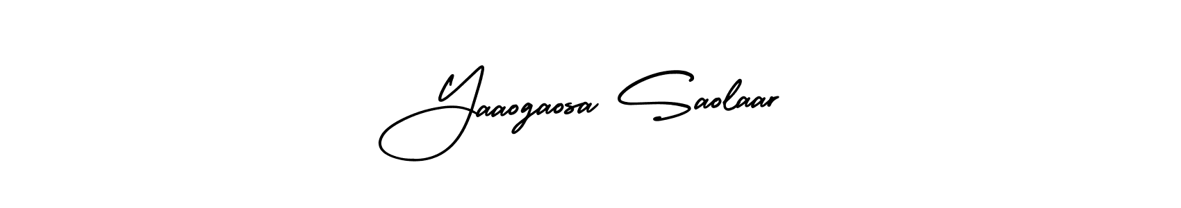 Design your own signature with our free online signature maker. With this signature software, you can create a handwritten (AmerikaSignatureDemo-Regular) signature for name Yaaogaosa Saolaar. Yaaogaosa Saolaar signature style 3 images and pictures png