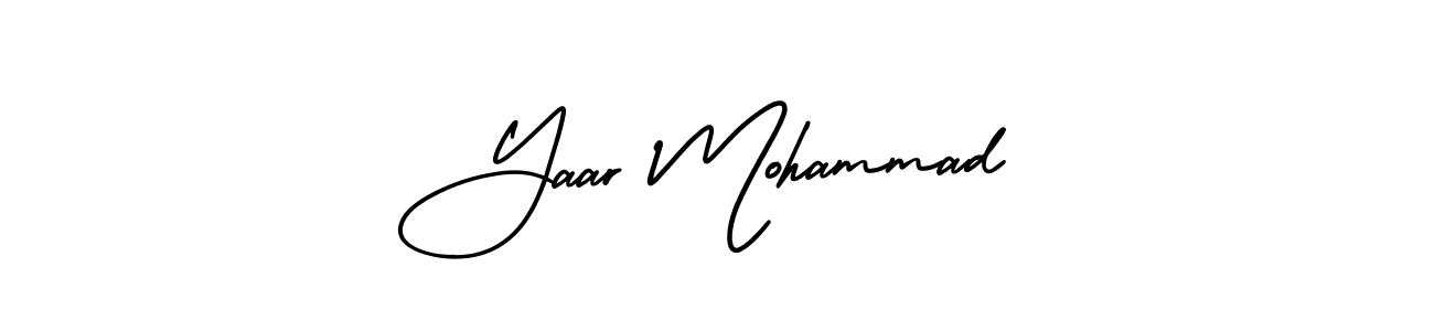 Best and Professional Signature Style for Yaar Mohammad. AmerikaSignatureDemo-Regular Best Signature Style Collection. Yaar Mohammad signature style 3 images and pictures png