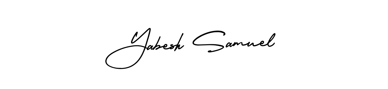 Create a beautiful signature design for name Yabesh Samuel. With this signature (AmerikaSignatureDemo-Regular) fonts, you can make a handwritten signature for free. Yabesh Samuel signature style 3 images and pictures png