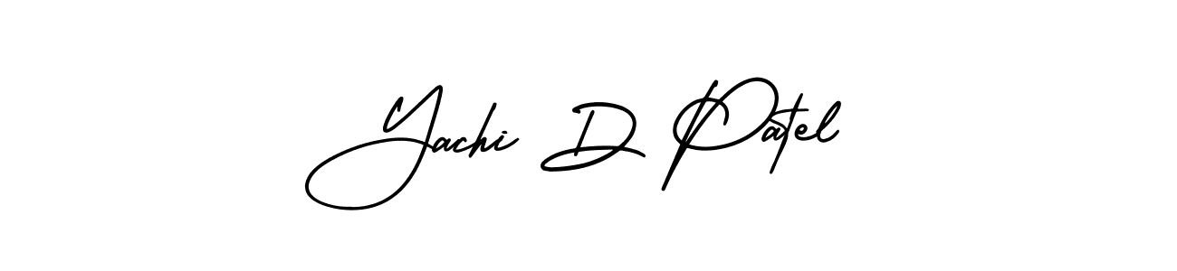 Here are the top 10 professional signature styles for the name Yachi D Patel. These are the best autograph styles you can use for your name. Yachi D Patel signature style 3 images and pictures png