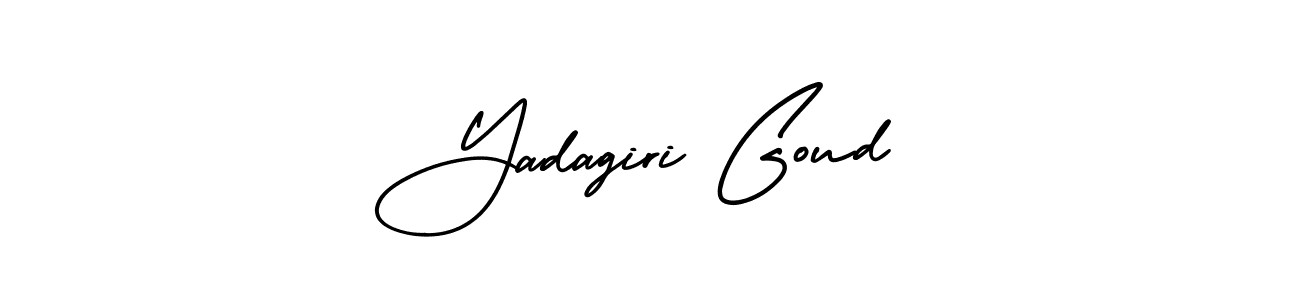 Also You can easily find your signature by using the search form. We will create Yadagiri Goud name handwritten signature images for you free of cost using AmerikaSignatureDemo-Regular sign style. Yadagiri Goud signature style 3 images and pictures png