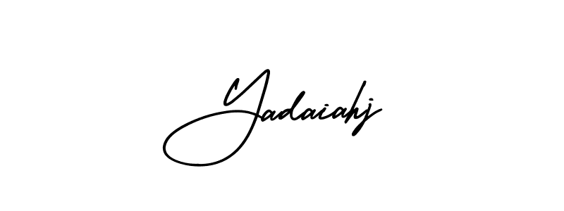 Also You can easily find your signature by using the search form. We will create Yadaiahj name handwritten signature images for you free of cost using AmerikaSignatureDemo-Regular sign style. Yadaiahj signature style 3 images and pictures png