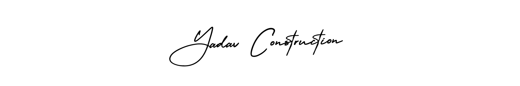 if you are searching for the best signature style for your name Yadav Construction. so please give up your signature search. here we have designed multiple signature styles  using AmerikaSignatureDemo-Regular. Yadav Construction signature style 3 images and pictures png