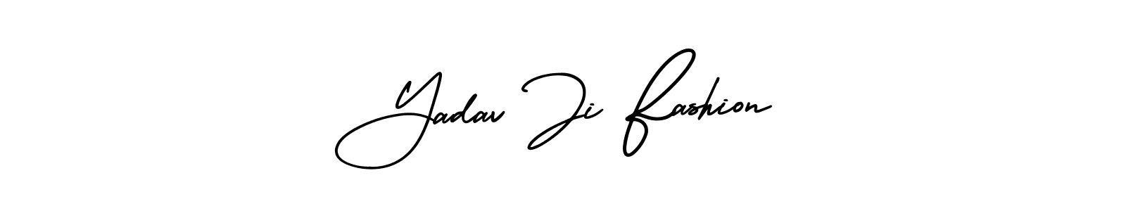 Make a beautiful signature design for name Yadav Ji Fashion. With this signature (AmerikaSignatureDemo-Regular) style, you can create a handwritten signature for free. Yadav Ji Fashion signature style 3 images and pictures png