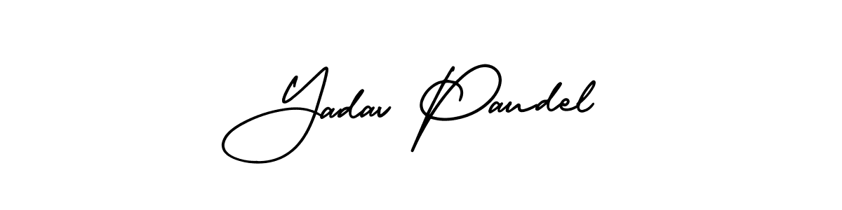 Here are the top 10 professional signature styles for the name Yadav Paudel. These are the best autograph styles you can use for your name. Yadav Paudel signature style 3 images and pictures png