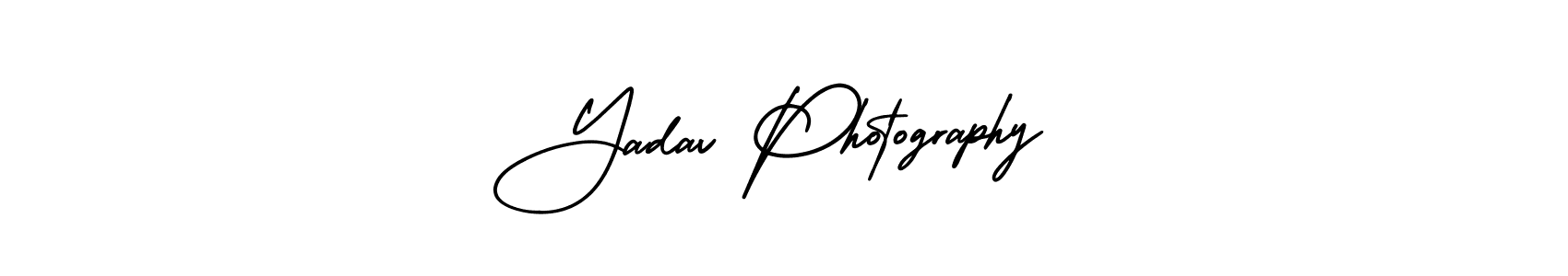 You should practise on your own different ways (AmerikaSignatureDemo-Regular) to write your name (Yadav Photography) in signature. don't let someone else do it for you. Yadav Photography signature style 3 images and pictures png