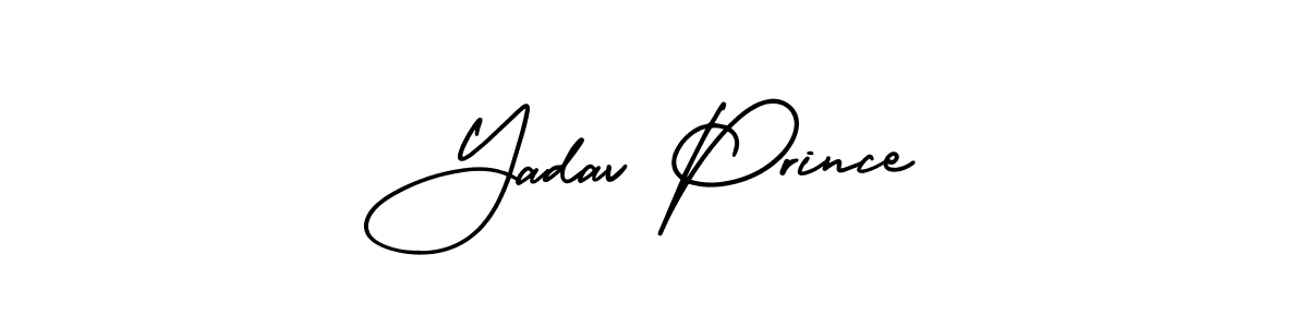 Yadav Prince stylish signature style. Best Handwritten Sign (AmerikaSignatureDemo-Regular) for my name. Handwritten Signature Collection Ideas for my name Yadav Prince. Yadav Prince signature style 3 images and pictures png