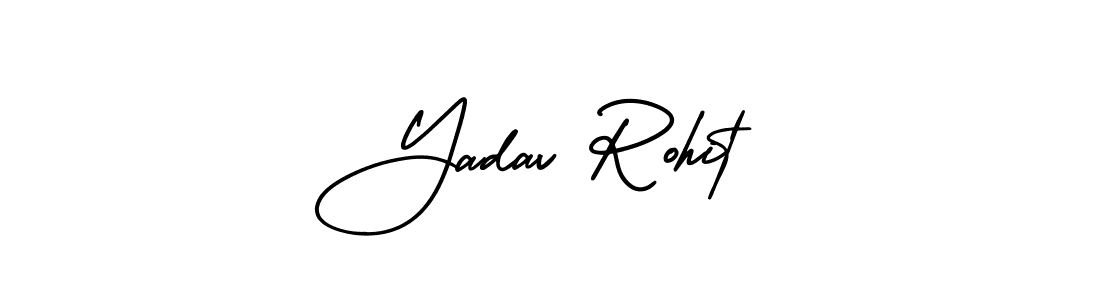 This is the best signature style for the Yadav Rohit name. Also you like these signature font (AmerikaSignatureDemo-Regular). Mix name signature. Yadav Rohit signature style 3 images and pictures png