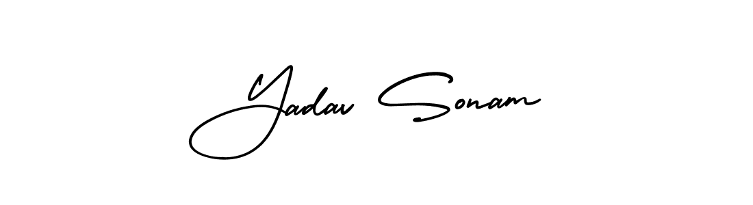 You can use this online signature creator to create a handwritten signature for the name Yadav Sonam. This is the best online autograph maker. Yadav Sonam signature style 3 images and pictures png