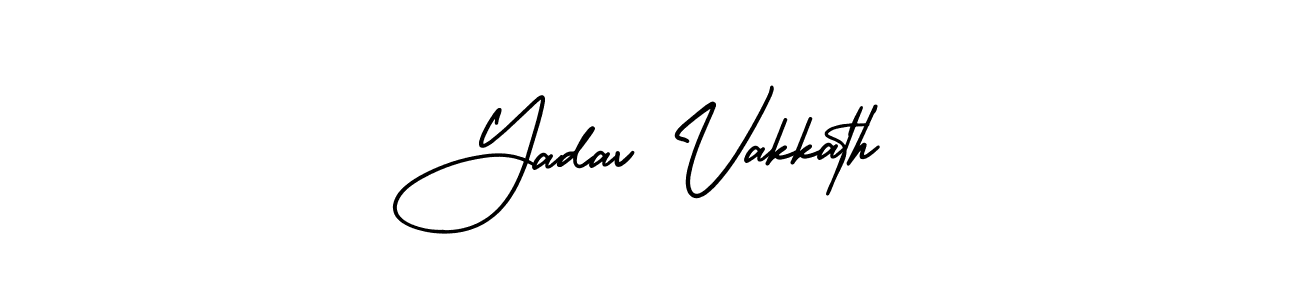 if you are searching for the best signature style for your name Yadav Vakkath. so please give up your signature search. here we have designed multiple signature styles  using AmerikaSignatureDemo-Regular. Yadav Vakkath signature style 3 images and pictures png