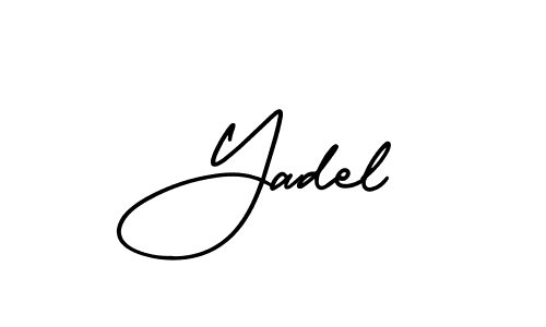 How to make Yadel signature? AmerikaSignatureDemo-Regular is a professional autograph style. Create handwritten signature for Yadel name. Yadel signature style 3 images and pictures png