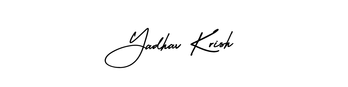 AmerikaSignatureDemo-Regular is a professional signature style that is perfect for those who want to add a touch of class to their signature. It is also a great choice for those who want to make their signature more unique. Get Yadhav Krish name to fancy signature for free. Yadhav Krish signature style 3 images and pictures png