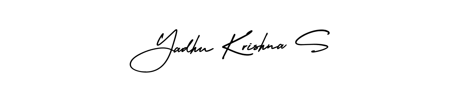 Also You can easily find your signature by using the search form. We will create Yadhu Krishna S name handwritten signature images for you free of cost using AmerikaSignatureDemo-Regular sign style. Yadhu Krishna S signature style 3 images and pictures png